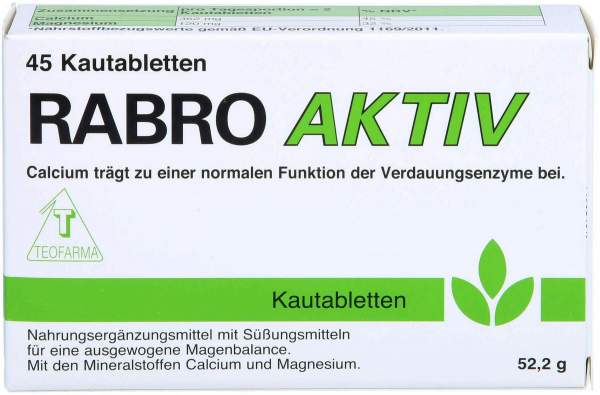 Rabro Aktiv 45 Kautabletten