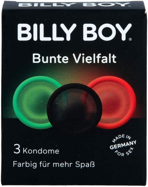 Billy Boy bunte Vielfalt 3 Kondome