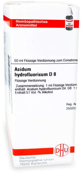 Acidum Hydrofluoricum D 8 Dilution