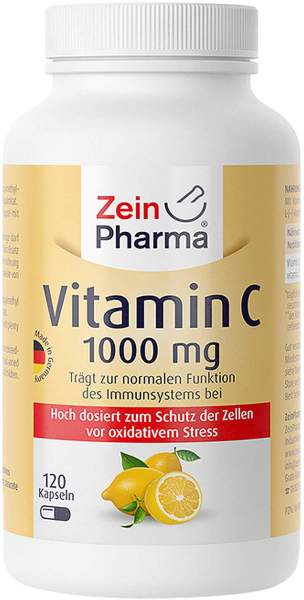 Vitamin C 1000 mg Zeinpharma 120 Kapseln