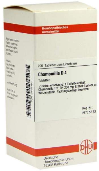 Chamomilla D 4 200 Tabletten