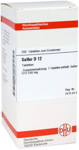 Sulfur D12 Tabletten 200 Tabletten