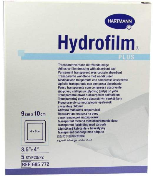 Hydrofilm Plus Transparentverband 9x10cm