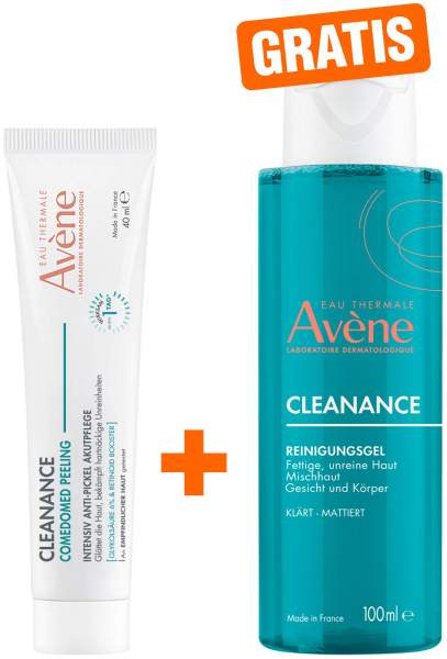 Avene Cleanance Comedomed Peeling 40 ml + gratis Avene Cleanance Reinigungsgel 100 ml