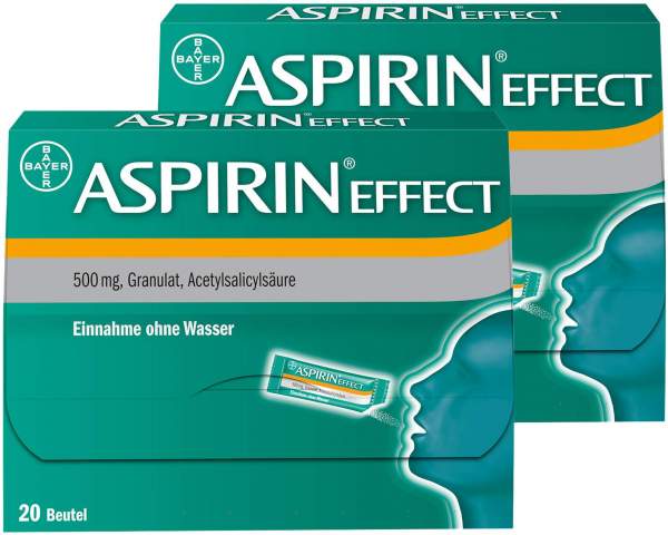 Aspirin Effect Granulat 2 x 20 Beutel