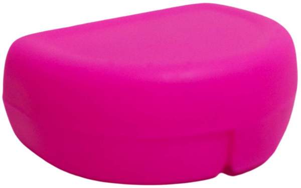 Zahnspangenbox Small Pink Transparent 1 Stück