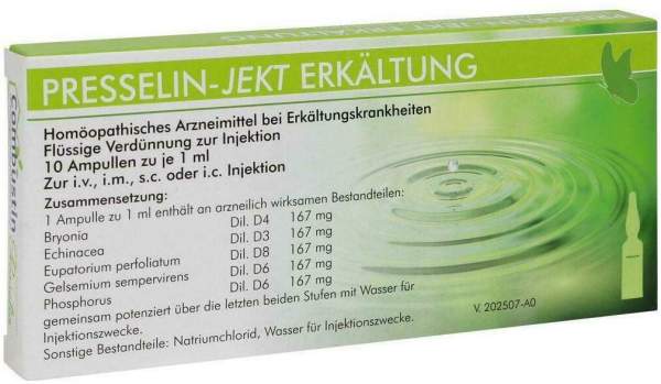 Presselin-Jekt Erkältung Ampullen 10x1ml
