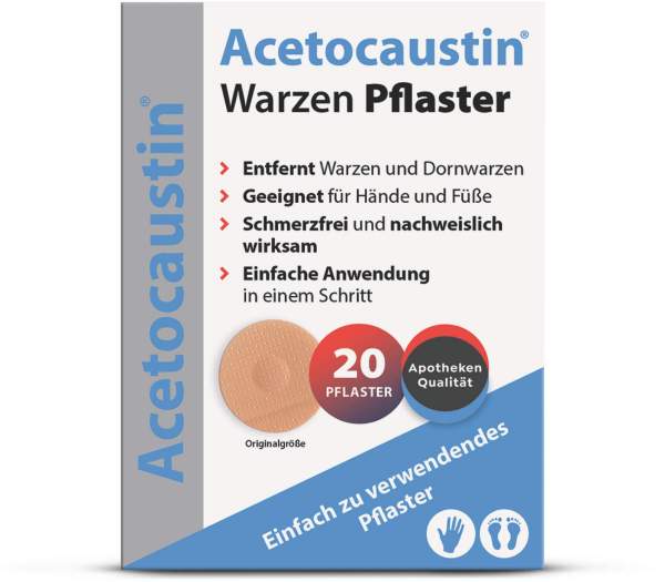 Acetocaustin 20 Warzenpflaster