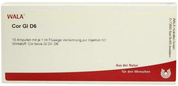 Wala Cor Gl D6 10 X 1 ml Ampullen