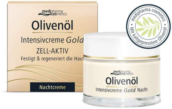medipharma cosmetics Olivenöl Intensivcreme Gold Zell Aktiv Nachtpflege 50 ml