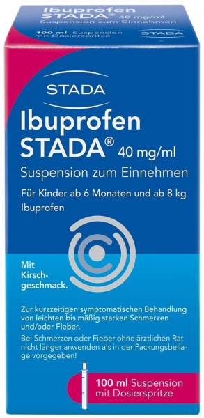 Ibuprofen Stada 40 mg ml Suspension zum Einnehmen 100 ml