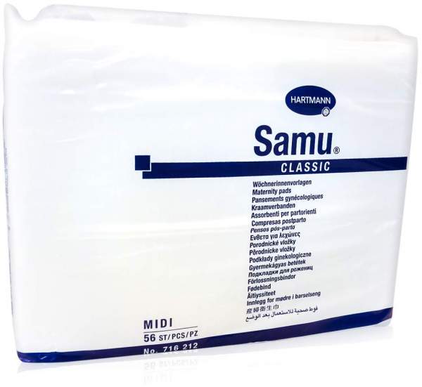 Samu Wöchnerinnen Vorlagen Classic Midi 11 X 30 cm 56 Stück