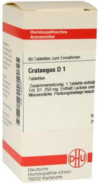 Crataegus D 1 80 Tabletten