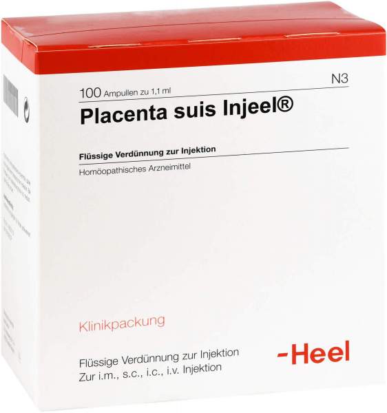 Placenta Suis Injeel 100 Ampullen