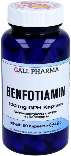 Benfotiamin 100 mg GPH Kapseln 90 Kapseln