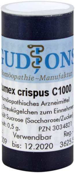 Rumex Crispus C 1000 Einzeldosis Globuli