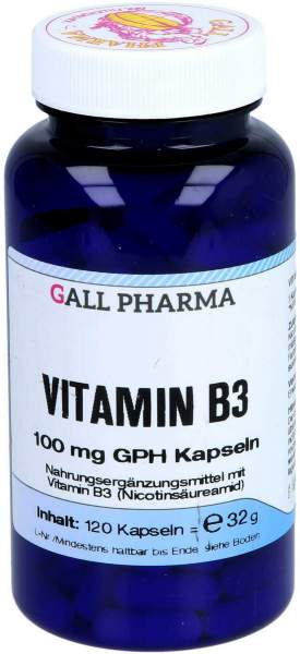 Vitamin B3 100 mg Gph 120 Kapseln