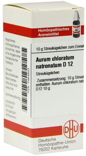 Aurum Chloratum Natronatum D 12 Globuli