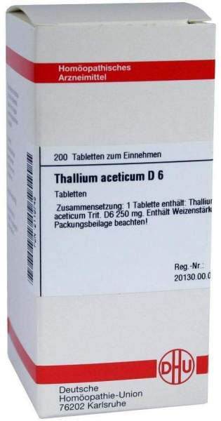 Thallium Aceticum D6 Tabletten 200 Tabletten