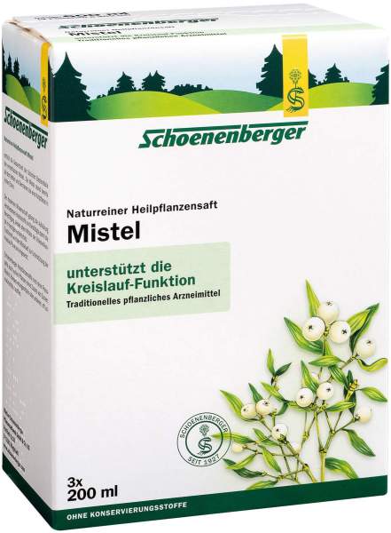 Mistel Schoenenberger Heilpflanzensäfte 3 X 200 ml Saft
