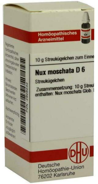 Dhu Nux Moschata D6 Globuli