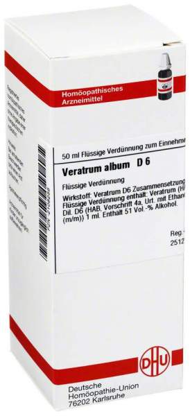 Dhu Veratrum Album D6 50 ml Dilution