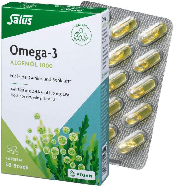 Omega-3 Algenöl 1000 30 Kapseln