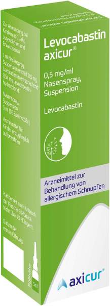 Levocabastin axicur 0,5 mg je ml 5 ml Nasenspray