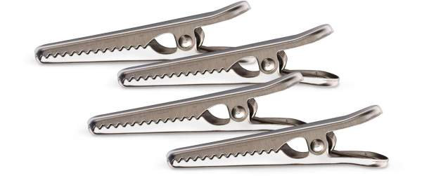 Verschlussclips Edelstahl 82x16 mm 4 Stk