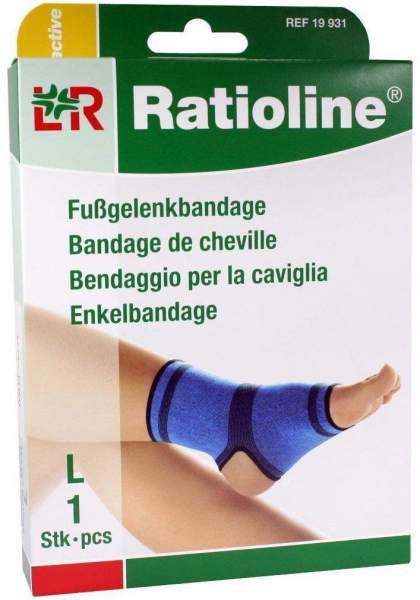 Ratioline Active Fußgelenkbandage Größe L 1 Stück