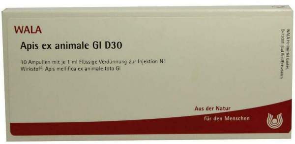 Wala Apis Ex Animale Gl D30 10 X 1 ml Ampullen