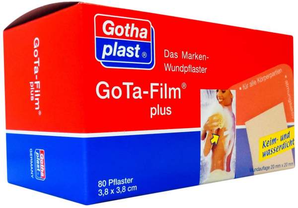 Gota Film Plus 3,8 X 3,8 cm Pflaster 80 Pflaster