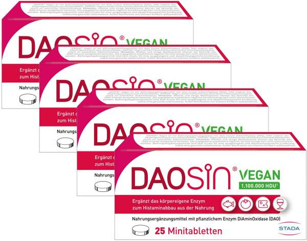Daosin vegan 4 x 25 Tabletten