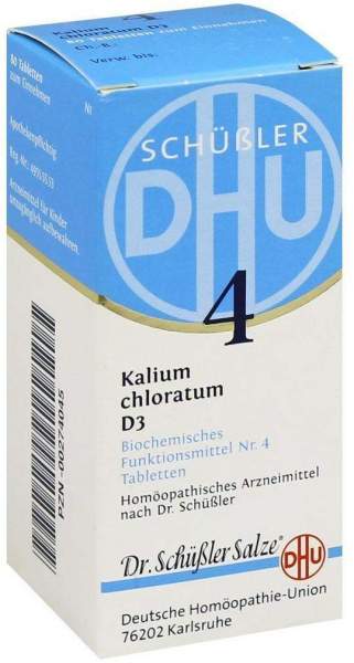 Biochemie Dhu 4 Kalium Chloratum D3 80 Tabletten