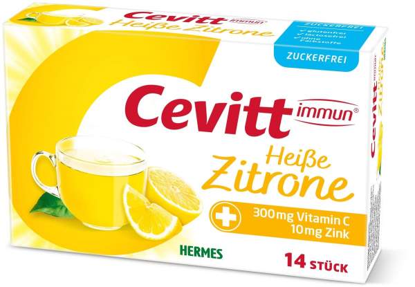 Cevitt Immun Heiße Zitrone Zuckerfrei 14 Beutel