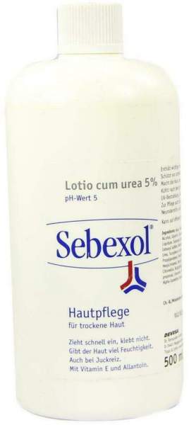 Sebexol Lotio Cum Urea 5% 500 ml Emulsion