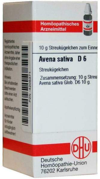 Dhu Avena Sativa D6 Globuli 10 G