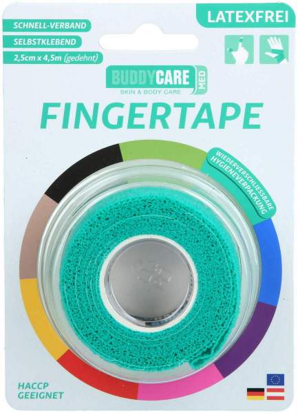 Fingertape Latexfrei Buddycare Med Grün
