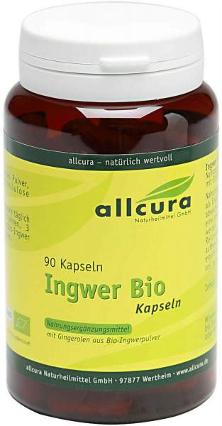 Ingwer Bio 90 Kapseln