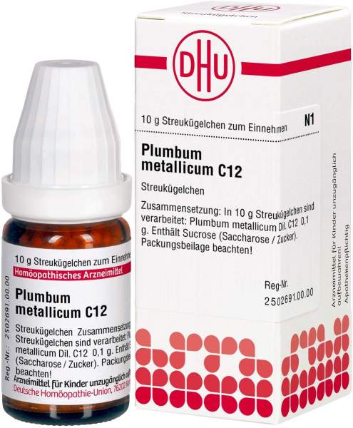 Plumbum Metallicum C 12 Globuli 10 Gramm