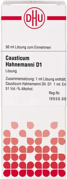Causticum Hahnemanni Urtinktur D 1 50 ml