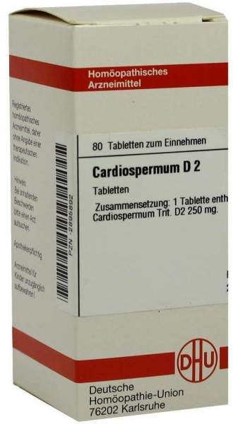 DHU Cardiospermum D2 80 Tabletten