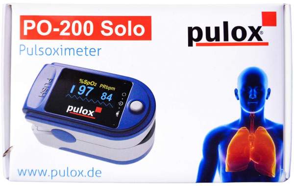 Pulox Po-200 Solo Pulsoximeter Blau