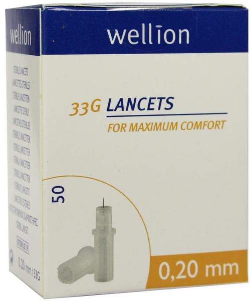 Wellion Lancets 33 G 50 Lanzetten