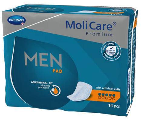 Molicare Premium MEN Pad 5 Tropfen 14 Stück