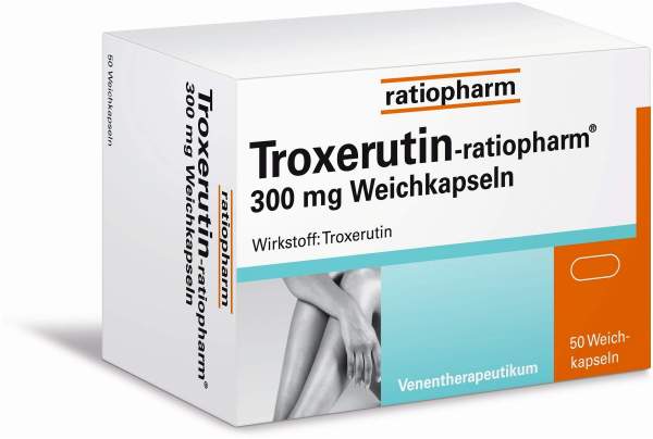 Troxerutin Ratiopharm 300 mg 50 Weichkapseln