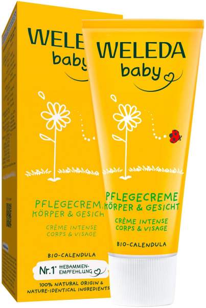 Weleda Calendula Pflegecreme Körper &amp; Gesicht 75 ml Creme