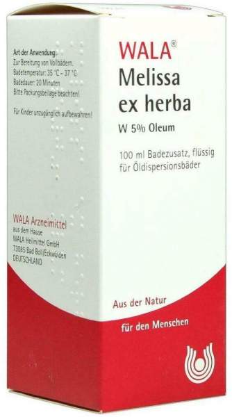 Wala Melissa Ex Herba W 5% Oleum 100 ml Öl