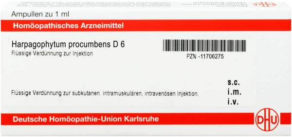 Dhu Harpagophytum Procumbens D6 Ampullen 8 X 1 ml