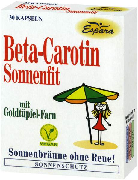 Beta Carotin Sonnenfit 30 Kapseln